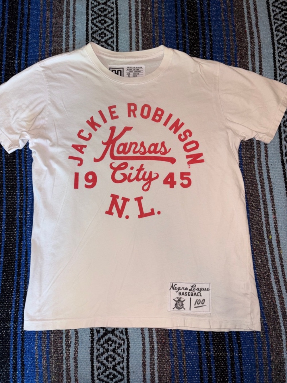 Jackie Robinson Negro League Baseball Tee Shirt